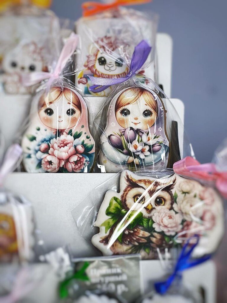 Фигурные расписные пряники